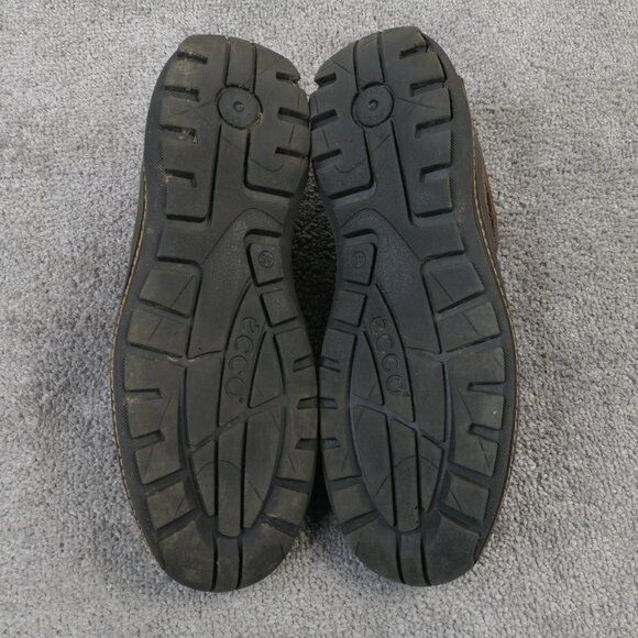 ECCO Mens Size 46 EU Slip On Loafers Brown Leather Shoes Casual Comfort - Picture 2 of 10